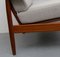 Dark Teak Armchair, 1960s 9