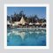 Imprimé Beverly Hills Hotel Oversize C Encadré en Blanc par Slim Aarons 2