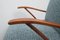 Vintage Wood Armchair, 1950s, Image 6