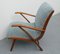Vintage Wood Armchair, 1950s, Image 7