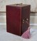 Antique Miniature Leather Desktop Safe from H. Brown Kensington, 1920s 3