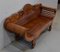 Petit Banc Colonial Antique en Teck, Inde 2