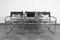 S34 Black Leather Armchairs by Mart Stam & Marcel Breuer, 1970s, Set of 6, Image 13