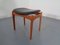 Teak & Leather Ottoman or Footstool by Erik Buch for OD Mobler, 1960s, Image 6