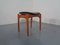 Teak & Leather Ottoman or Footstool by Erik Buch for OD Mobler, 1960s, Image 5