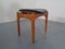 Teak & Leather Ottoman or Footstool by Erik Buch for OD Mobler, 1960s, Image 4