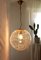 Lampada da soffitto Glassa Mid-Century sferica, anni '60, Immagine 8