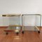Italian Brass and Glass Coffee Tables by Pierangelo Gallotti for Radice & Galotti, 1972, Set of 2 3