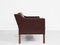 Midcentury Danish 2-seater sofa in leather by Børge Mogensen for Fredericia, Image 4