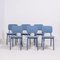 Blue Felt Chairs by Delo Lindo for Ligne Roset, 2012, Set of 6, Image 2