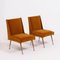 Mid-Century Italian Mustard Velvet Chairs, 1950s, Set of 2 3