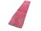 Turkish Distressed Overdyed Pink Wool Narrow Runner Rug 6