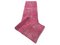 Turkish Distressed Overdyed Pink Wool Narrow Runner Rug 10