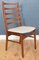 Danish Teak Ladder Back High Back Dining Chairs, 1960s, Set of 4 5