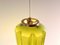 Mid-Century Swedish Green Glass Pendant Lamp by Helena Tynell for Flygsfors, 1960s, Image 5