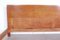 Cama individual estilo racionalista con mesita de noche de madera maciza, años 30, Imagen 10