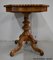 19th Century Inlaid Walnut and Light Wood Pedestal Table 22