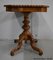 19th Century Inlaid Walnut and Light Wood Pedestal Table 21