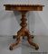 19th Century Inlaid Walnut and Light Wood Pedestal Table, Image 21