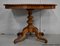 19th Century Inlaid Walnut and Light Wood Pedestal Table, Image 20