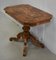 19th Century Inlaid Walnut and Light Wood Pedestal Table, Image 3