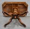 19th Century Inlaid Walnut and Light Wood Pedestal Table, Image 26