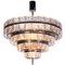 Swedish Crystal & Nickel 18-Light Chandelier by Carl Fagerlund for Orrefors, 1960s 1