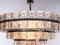 Swedish Crystal & Nickel 18-Light Chandelier by Carl Fagerlund for Orrefors, 1960s, Image 6