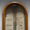 Antiker Stock Barometer aus Walnuss, von Negretti & Zambra, 1900er 8