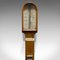 Antiker Stock Barometer aus Walnuss, von Negretti & Zambra, 1900er 6