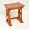 Georgian Style Yew Wood Nesting Tables, 1950s, Image 8