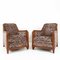 Vintage Art Deco Club Chairs by Gaston & Fernand Saddier, Set of 2 6