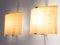 Mid-Century Minimalist Fiberglass Wall Sconces, 1950s, Set of 2, Image 7