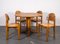 Dining Table & Chairs Set in the Style of Rainer Daumiller, 1970s, Set of 5 8