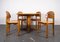 Dining Table & Chairs Set in the Style of Rainer Daumiller, 1970s, Set of 5 6