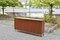 Credenza alta Mid-Century in noce, anni '60, Immagine 3