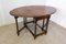 Antique English Oak Drop Leaf and Barley Twist Gateleg Table with Oval Top 2