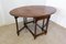 Antique English Oak Drop Leaf and Barley Twist Gateleg Table with Oval Top, Image 2