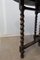 Antique English Oak Drop Leaf and Barley Twist Gateleg Table with Oval Top 10