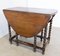 Antique English Oak Drop Leaf and Barley Twist Gateleg Table with Oval Top 6