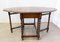 Antique English Oak Drop Leaf and Barley Twist Gateleg Table with Oval Top 3