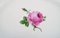 Antiker Meissen Servierteller aus handbemaltem Porzellan mit rosa Rosen 2
