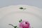 Large Antique Meissen Serving Dish in Hand-Painted Porcelain with Pink Roses 3