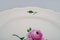 Large Antique Meissen Serving Dish in Hand-Painted Porcelain with Pink Roses, Image 3
