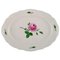 Large Antique Meissen Serving Dish in Hand-Painted Porcelain with Pink Roses, Image 1