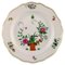Assiette Meissen en Porcelaine Peinte à la Main avec Motifs Floraux 1