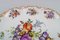 Großer Dresdner Servierteller aus handbemaltem Porzellan mit floralen Motiven 3