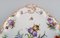 Large Dresden Serving Dish in Hand-Painted Porcelain with Floral Motifs 4