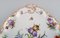 Large Dresden Serving Dish in Hand-Painted Porcelain with Floral Motifs, Image 4