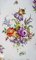 Großer Dresdner Servierteller aus handbemaltem Porzellan mit floralen Motiven 2